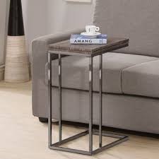 Coaster Company Weathered Wood And Metal Snack Table Overstock Com Shopping Sofa End Tables End Tables Furniture