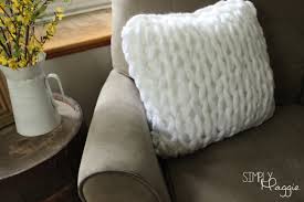 Maybe you would like to learn more about one of these? One Hour Arm Knit Pillow Pattern Simply Maggie Simplymaggie Com