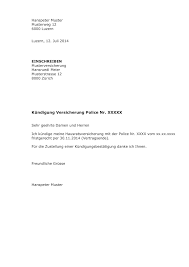 Kundigung Versicherung Vorlage Kostenlose Word Vorlage Downloaden