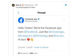 #tweet instagram like share #facebook news. Facebook Launches New Twitter Account But Why Pr Week