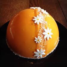 Dome Mangue Passion Framboise Dacquoise Coco Coulit Framboise Crumble Coco Mousse Mangue Passion Glacage Mir Fancy Desserts Mousse Dessert Desserts