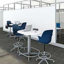 Node Mid Back Stool With Five Arm Base Classroom Chairs Collaboration Space Design Adjustable Chairs