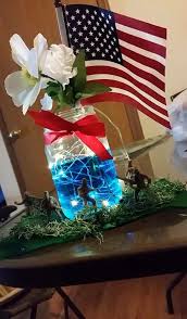 Army Centerpiece Going Away Party Deployment Party Army Party Decorations Army Party