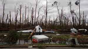 michael weakens after historic slam into florida panhandle