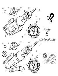 Vorschule Unterschiede Finden In 2020 Wenn Du Mal Buch Rakete Vorschule