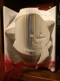 Book Folding Pattern For A Snowman Christmas Free Etsy Book Folding Patterns Book Folding Book Sculpture