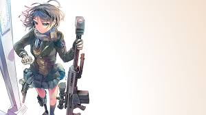 And back of her there is a tank!. Anime Soldier Wallpapers Top Free Anime Soldier Backgrounds Wallpaperaccess