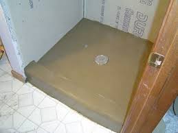 Installing Mortar Shower Pan Video Shower Pan Shower Pan Installation Replace Shower