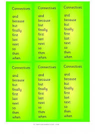 Connectives Word List Or Connective Book Mark Printable Teaching Resources Print Play Learn Printable Teaching Resources Wow Words Free Teaching Resources