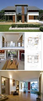 Fine and decorative arts of austria and germany. Holzhaus Modern Mit Offener Galerie Satteldach Architektur Mit Holz Putz Fassade Und Zwerchgiebel Haus Bauen Ideen Grundriss Architektur Haus Haus Holzhaus