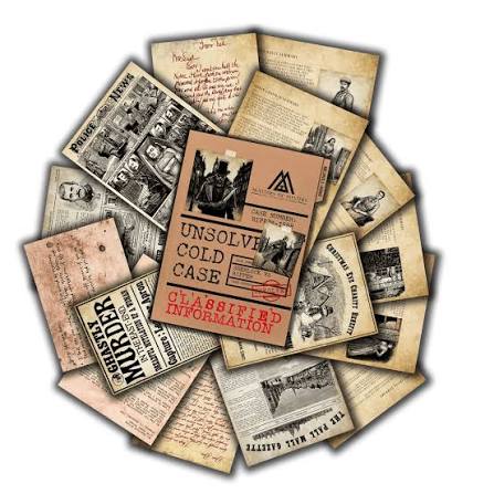 Unsolved Cold Case Files Game - Sherlock Holmes v Jack The Ripper Unsolved  Murder Mystery V2