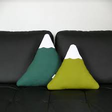 Mountain Pillow Olive Green Free Tracking By Lapetiteecharlotte Diy Pillows Pillows Mountain Pillow