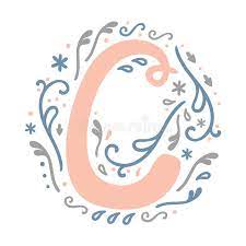 26 designs~ alphabet lettering | doodles by sarah · 8 hand lettering fonts! Feminine Monogram Design C Letter Alphabet Art Nouveau Style Stock Illustration Illustration Of Decorations Beauty 106200146