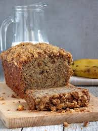 Add the flour and baking soda and gently stir until incorporated. Moist Banana Bread W Crunchy Streusel Topping