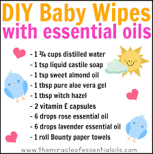 Diy Essential Oil Baby Wipes The Miracle Of Essential Oils