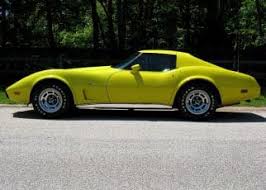 Image result for Chartreuse 1977 Corvette
