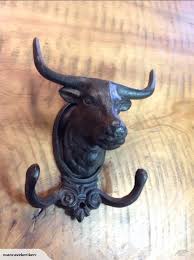 Cast Iron Bull Hooks Coat Hanger Trade Me Coat Hooks Coat Hanger Iron Work