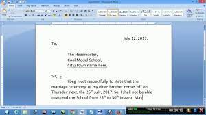 Prayer for leave in advance. An Application For Leave In Advance Youtube
