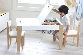 Benji Activity Table 2 Chair Set Kids Table With Storage Kids Table Set Modern Kids Table