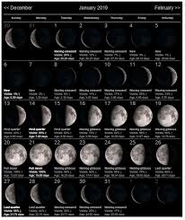 moon phases january 2019 calendar moon phase calendar