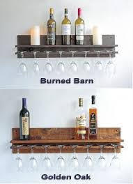 Here is just what you need: Floating Shelf Wine Glass Rack Wine Glasses By Adlitecreations Estanteria Para Copas De Vino Estante De Copas De Vino Estantes De Vino