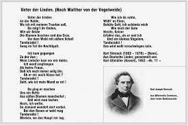 walther von der vogelweide under der linden