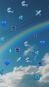 Hitam berarti kedalaman hati yang sudah nggak bisa diukur lagi. Blue Emoji Wallpaper Iphone 540x960 Wallpaper Teahub Io
