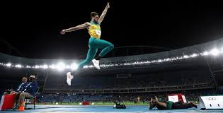 Thomas van der plaetsen of team belgium is hurt while competing in the men's decathlon long jump on day. News Athletics Australia