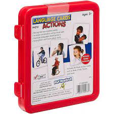 Your children can have hours of fun with these lovely minibeast action cards! Action Verbs Language Cards Playmonster