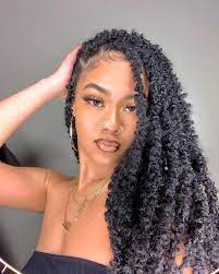 #butterfly locs #locs4life #girls with locs #faux locs #me. 24 Inch Soft Distressed Butterfly Locs Crochet Hair Pre Looped Natural Messy Butterfly Locs Pre Twisted Braids Crochet Braided Leeven Hair