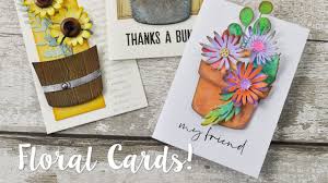 There's no bigger or better place for craft materials, equipment and inspiration. Garden Themed Card Makes Sizzix Youtube