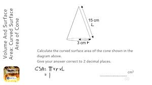 • surface of negative power the primary focal length is defined as the distance from the vertex to the primary focal point, f=vf, as shown in the diagrams. Volume And Surface Area Curved Surface Area Of Cone Grade 5 Onmaths Gcse Maths Revision Youtube