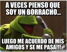 Siempre Hay Alguien Mas Borracho Memes Borrachos Frases Hilarantes Rana Rene Chistoso