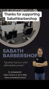 Sabath Barbershop Kuching Sarawak