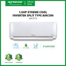 At 1.5 hp, it's able to comfortably cool a room that's up to 27 square meters in size. Xtreme Cool 1 5hp Inverter 2 Way Draining Connection High Density Filter Energy Savings Split Type Air Conditioner With Auto Restart Function And Refrigerant Leakage Protection Silver Xacst15i Lazada Ph