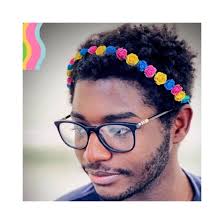 Pansexual Pride Flag Colors Rose Flower Crown, Pansexual Pride Floral  Headband, LGBTQ Flower Crown, Modeled by Justin