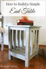 Diy Side Table Plans Diy Side Table Mission Style End Tables End Table Plans
