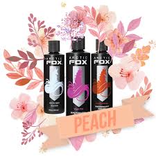 Mixing the dye with the conditioner subdues the color and brings it to a pastel shade, more of a lilac than a bright purple. Peach Pack Arctic Fox Hair Color Arctic Fox Color Peach Hair