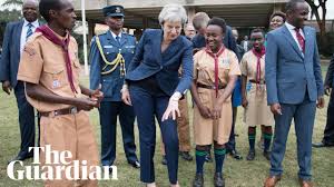 Dubbed #maybot online, the toe curling clip has inspired a new wave of memes, featuring may dancing to various songs such as migos' walk it talk it, abba's. Theresa May Dances Again As She Wraps Up Africa Trip Youtube