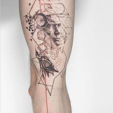 The Dichotomy Of Man By Mowgli Mowgli Mowgliartist Tattoo Tattoos Throughmythirdeye Love Lif Geometric Tattoo Design Geometric Tattoo Tattoos For Guys