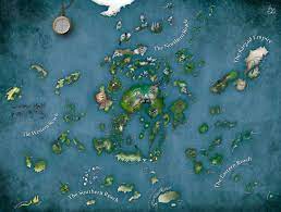 Map Of Earthsea Jpg 3736 2823 Amazing Maps Cartography Map