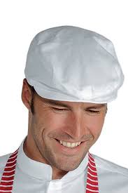 Isacco Cappello Cuoco Tnt Cappello Tom Bianco 100% Cotone