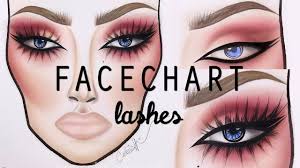 How To Draw Lashes On A Facechart Cassieemua