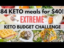 84 Keto Meals For 40 Extreme Keto Budget Grocery Haul Cheap Keto Meals Youtube In 2021 Keto Recipes Keto Meal Plan High Carb Foods
