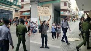 Mass protests in cuba backed by us officials as president urges supporters to defy 'foreign police cars are seen overturned in the street amid demonstrations against cuban president miguel. Se Triplicaron Las Protestas Publicas En Cuba En El Ultimo Cuatrimestre De 2020 Diario De Cuba