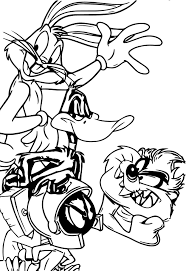 Cool The Looney Tunes All Characters Coloring Page Looney Tunes Characters Looney Tunes Show Thanksgiving Coloring Pages