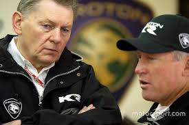 John Barnard, Proton Team KR and Kenny Roberts, Team principal Proton Team  KR at French GP High-Res Professional Motorsports Photography