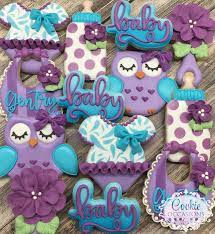 Floral Owl Baby Shower Sugarcookies Customcookies Decoratedcookies Decoratedsugarcookies Customd Owl Baby Shower Theme Owl Baby Shower Baby Shower Cookies