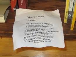 Ted Kooser Poem Elf