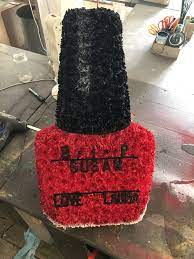 Nail polish stickers manicure tool nail art wraps full cover nail stickers. Nail Varnish Bottle Flower Tribute Funeral Floral Arrangements Funeral Floral Creative Flower Arrangements